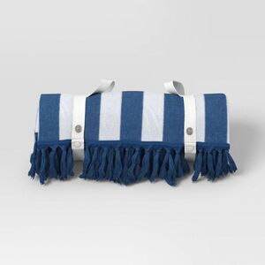 Sun Squad - 2 Person Beach Blanket Blue - Sun Squad Blue